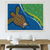 Turtle Dreaming – Journey to Shore - Aboriginal Canvas Wall Art Print Material