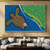 Turtle Dreaming – Journey to Shore - Aboriginal Canvas Wall Art Print Material