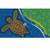 Turtle Dreaming – Journey to Shore - Aboriginal Canvas Wall Art Print Material