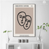 Two Faces Line Matisse Wall Art