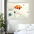 Underwater Harmony Fish and Corals Wall Art Print Print Material