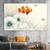 Underwater Harmony Fish and Corals Wall Art Print Print Material