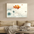 Underwater Harmony Fish and Corals Wall Art Print Print Material