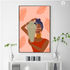 Valeria Black Woman Wall Art