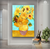 Vase With Twelve Sunflowers Van Gogh Wall Art | Famous Artists Wall Art in Canvas