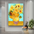 Vase With Twelve Sunflowers Wall Art