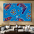 Water Dreaming – Aboriginal Wall Art | Stretched & Framed Canvas 40x60 cm / 16x24″ / Stretched Canvas / Slim Print