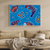 Water Dreaming – Aboriginal Wall Art | Stretched & Framed Canvas Print Material