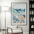 Whale Wonderland – Ningaloo Reef Ocean Canvas Wall Art Print Decor