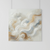 White Celestial Breeze - Luxurious Abstract Wall Art Print Print Material