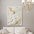 White Ethereal Flow Luxurious Wall Art Print Print Material