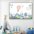 Winter Landscape Nursery Wall Art | Kids Wall Art in Poster, Frames & Canvas