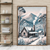 Winter Mountain Cabin - Trees Wild Grass Mountain Winter Canvas Wall Art Print Decor Print Material