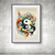 Yin Yang Koi – Watercolor Fish Wall Art Print Material