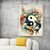 Yin Yang Koi – Watercolor Fish Wall Art Print Material