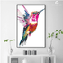 Alight Magenta Coloured Bird Wall Art