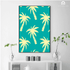 Malibu Dream Coconut Trees Pattern Wall Art